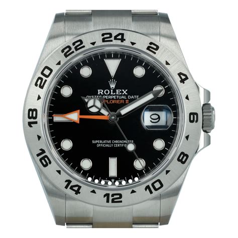 buy used rolex explorer 2 all black|explorer 2 rolex price.